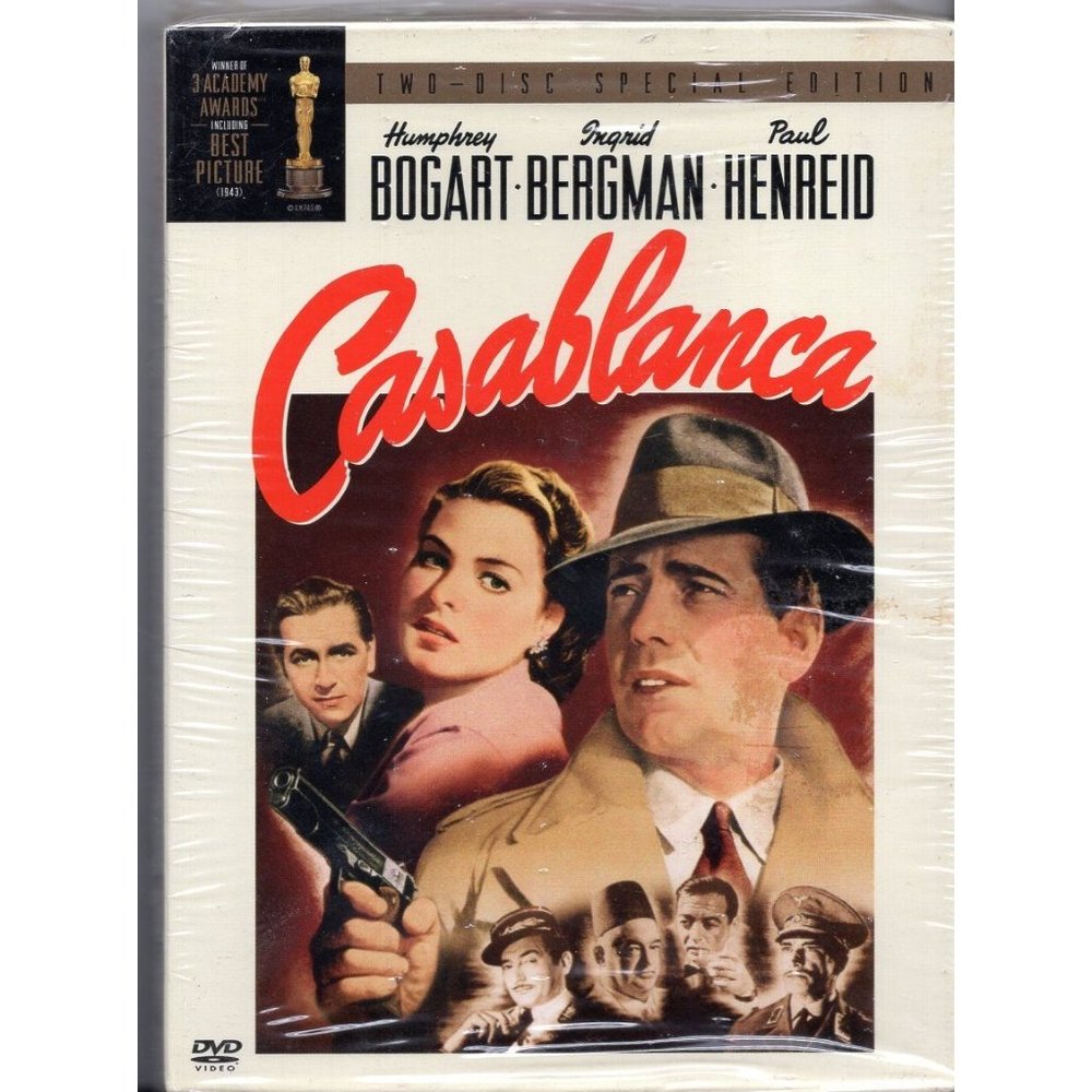 CASABLANCA 2-DISC SPECIAL EDITION DVD, 3 Academy Awards, BRAND-NEW, SEALED